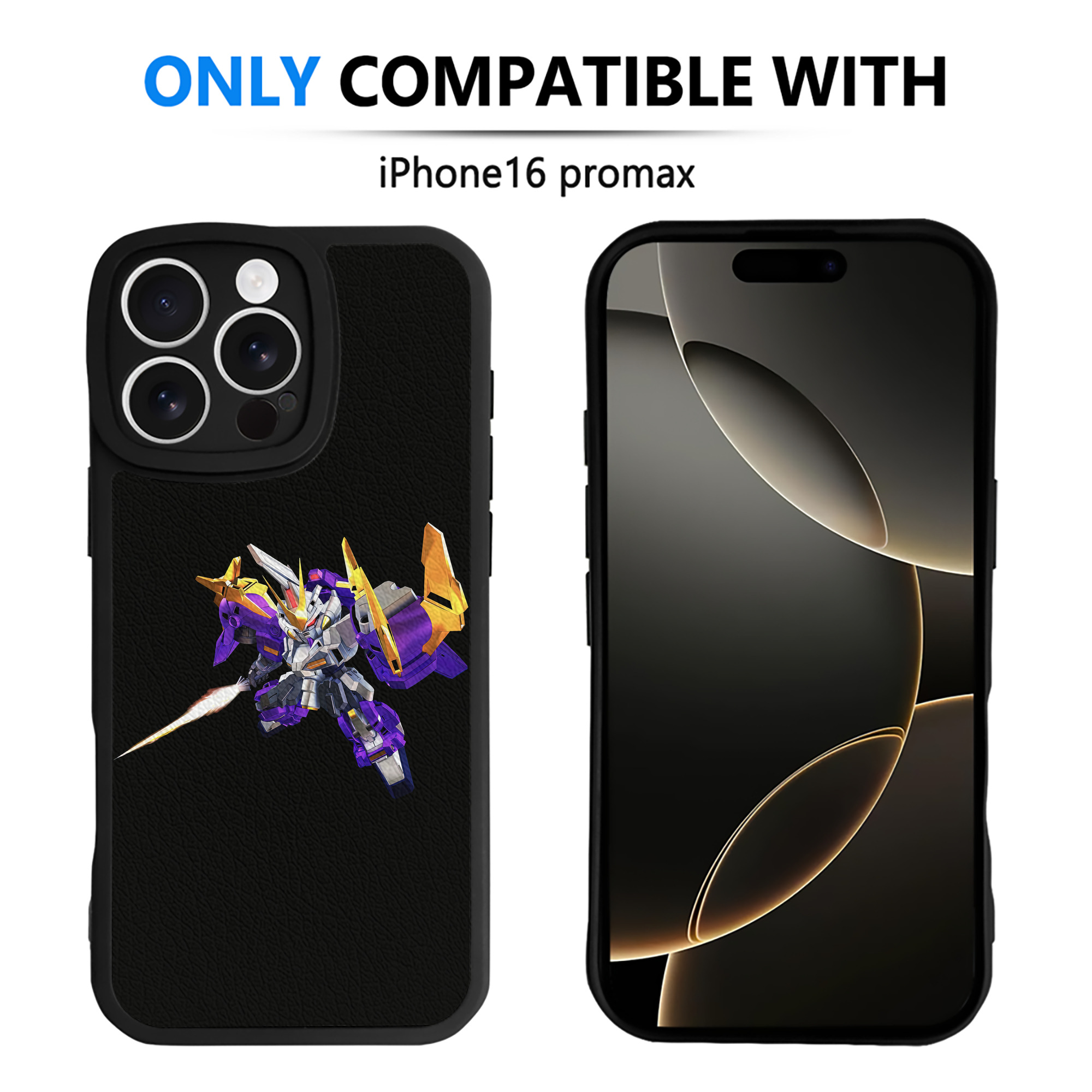 （画像用） 機動戦士ガンダム Mobile Suit Gundam 【iPhone 16シリーズ対応】シリコンスマホケース（レザー調） 材質：シリコン